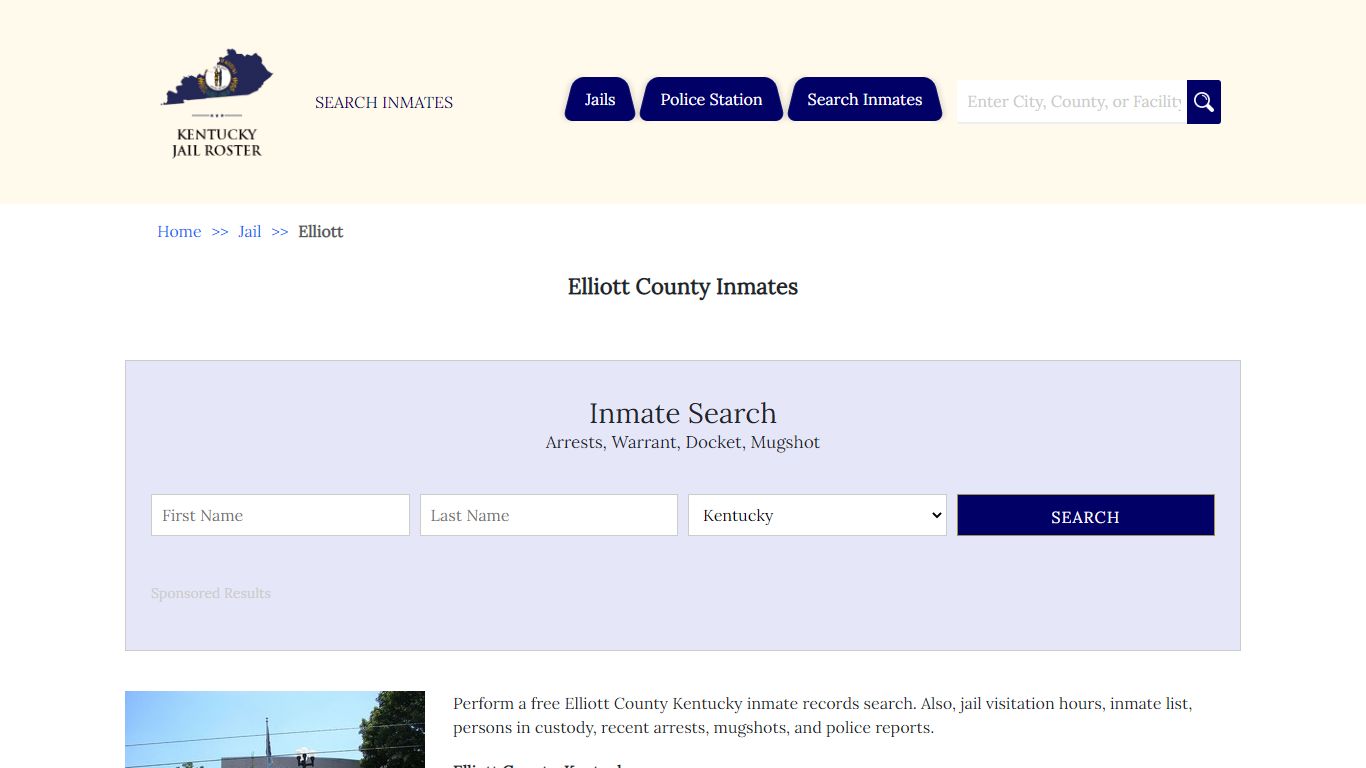 Elliott County Inmates - Jail Roster Search